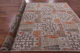 Grey Fine Serapi Hand Knotted Area Rug - 8' 0" X 10' 2" - Golden Nile