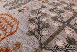 Grey Fine Serapi Hand Knotted Area Rug - 8' 0" X 10' 2" - Golden Nile