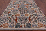 Ivory Persian Ziegler Hand Knotted Wool Rug - 8' 1" X 10' 0" - Golden Nile