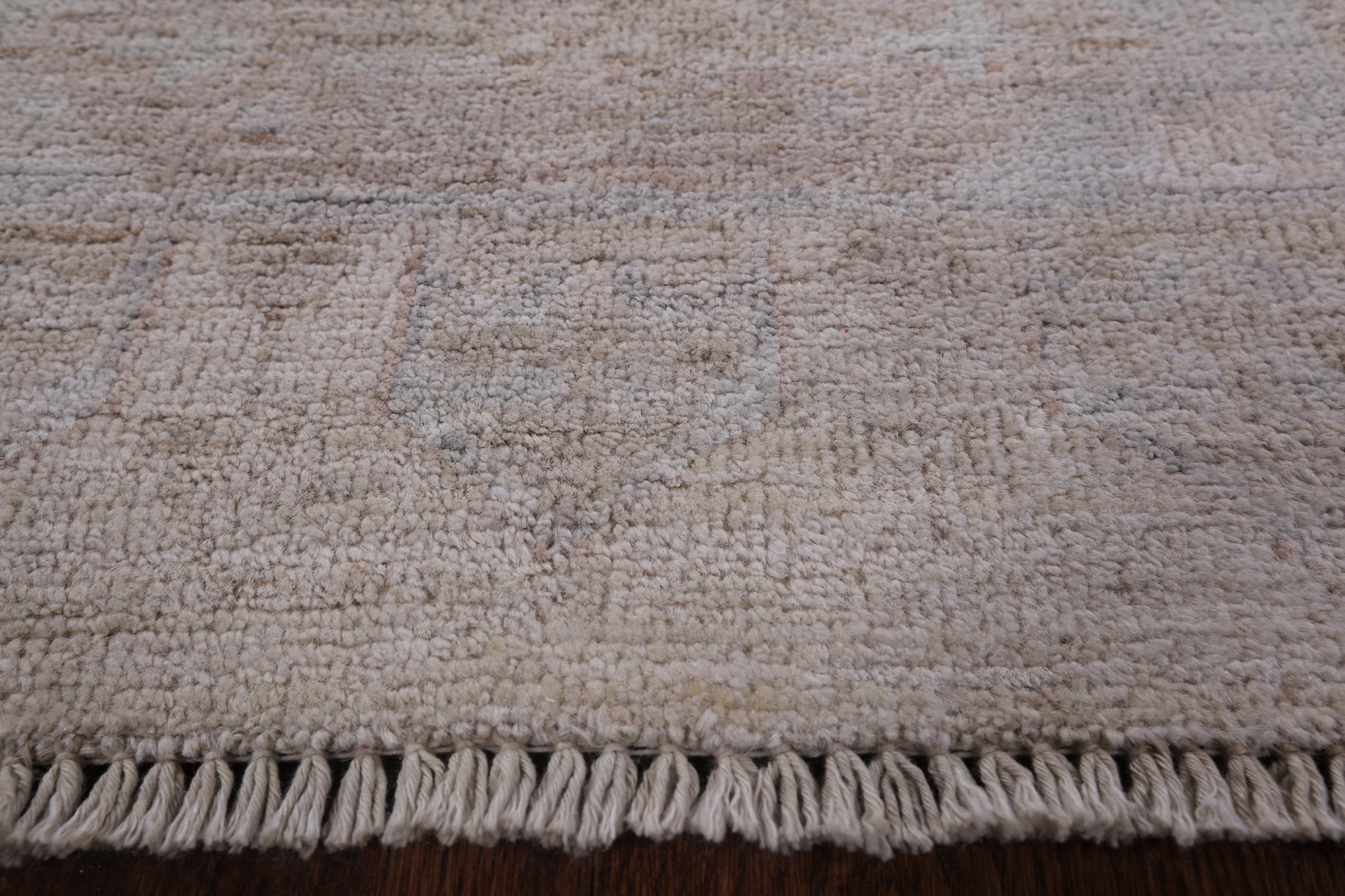 Grey Peshawar White Wash Hand Knotted Area Rug - 4' 10" X 7' 0" - Golden Nile