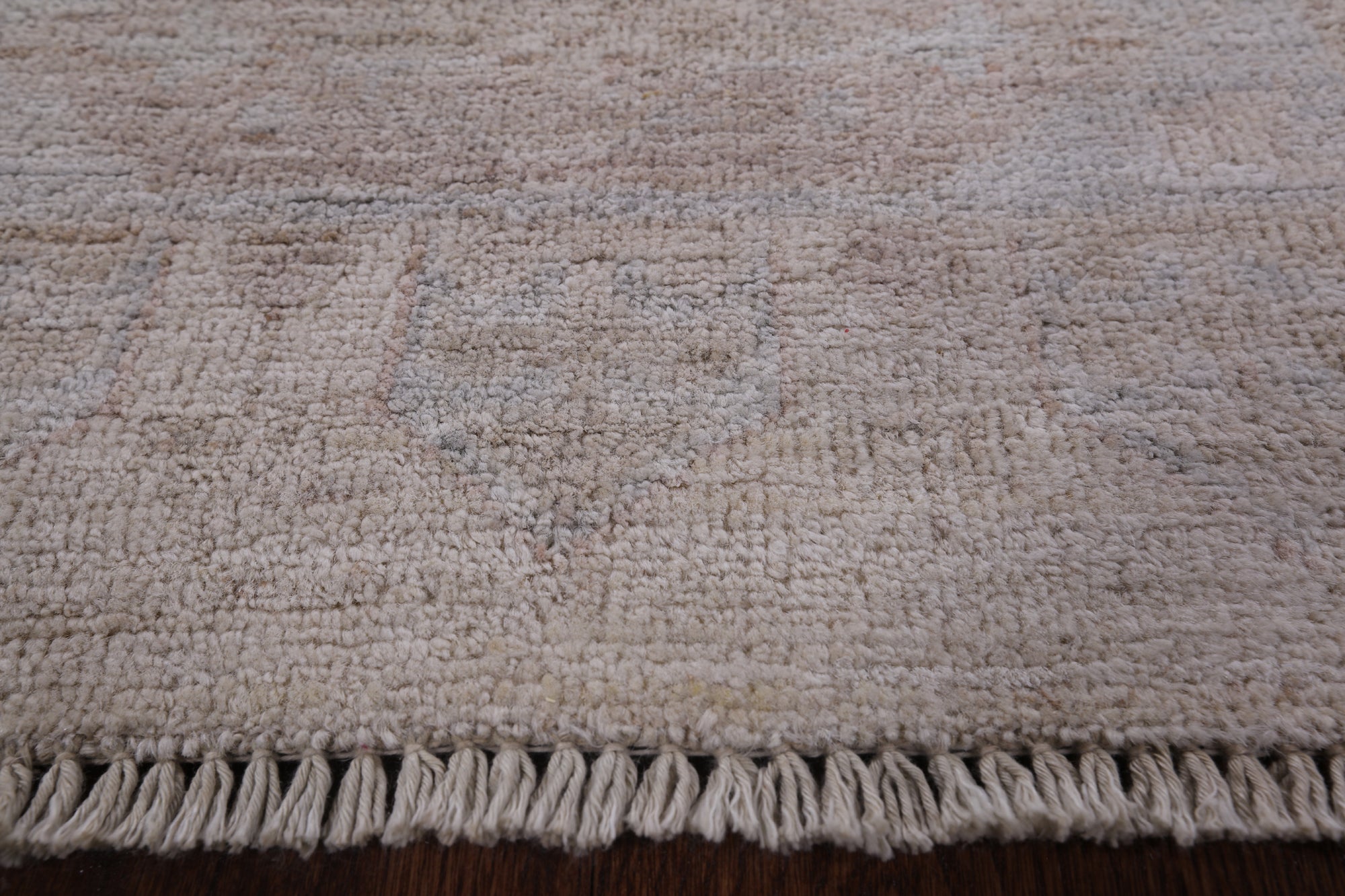 Grey Peshawar White Wash Hand Knotted Area Rug - 4' 10" X 7' 0" - Golden Nile