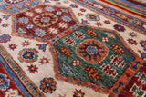 Khorjin Persian Gabbeh Handmade Wool Rug - 5' 10" X 8' 0" - Golden Nile