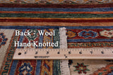 Khorjin Persian Gabbeh Handmade Wool Rug - 5' 10" X 8' 0" - Golden Nile
