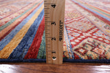 Khorjin Persian Gabbeh Handmade Wool Rug - 5' 10" X 8' 0" - Golden Nile