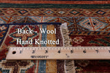 Khorjin Persian Gabbeh Hand Knotted Rug - 8' 3" X 9' 8" - Golden Nile