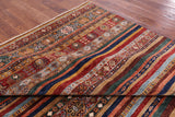 Khorjin Persian Gabbeh Hand Knotted Rug - 8' 3" X 9' 8" - Golden Nile