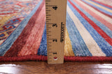 Tribal Khorjin Persian Gabbeh Handmade Wool Rug - 5' 8" X 8' 4" - Golden Nile