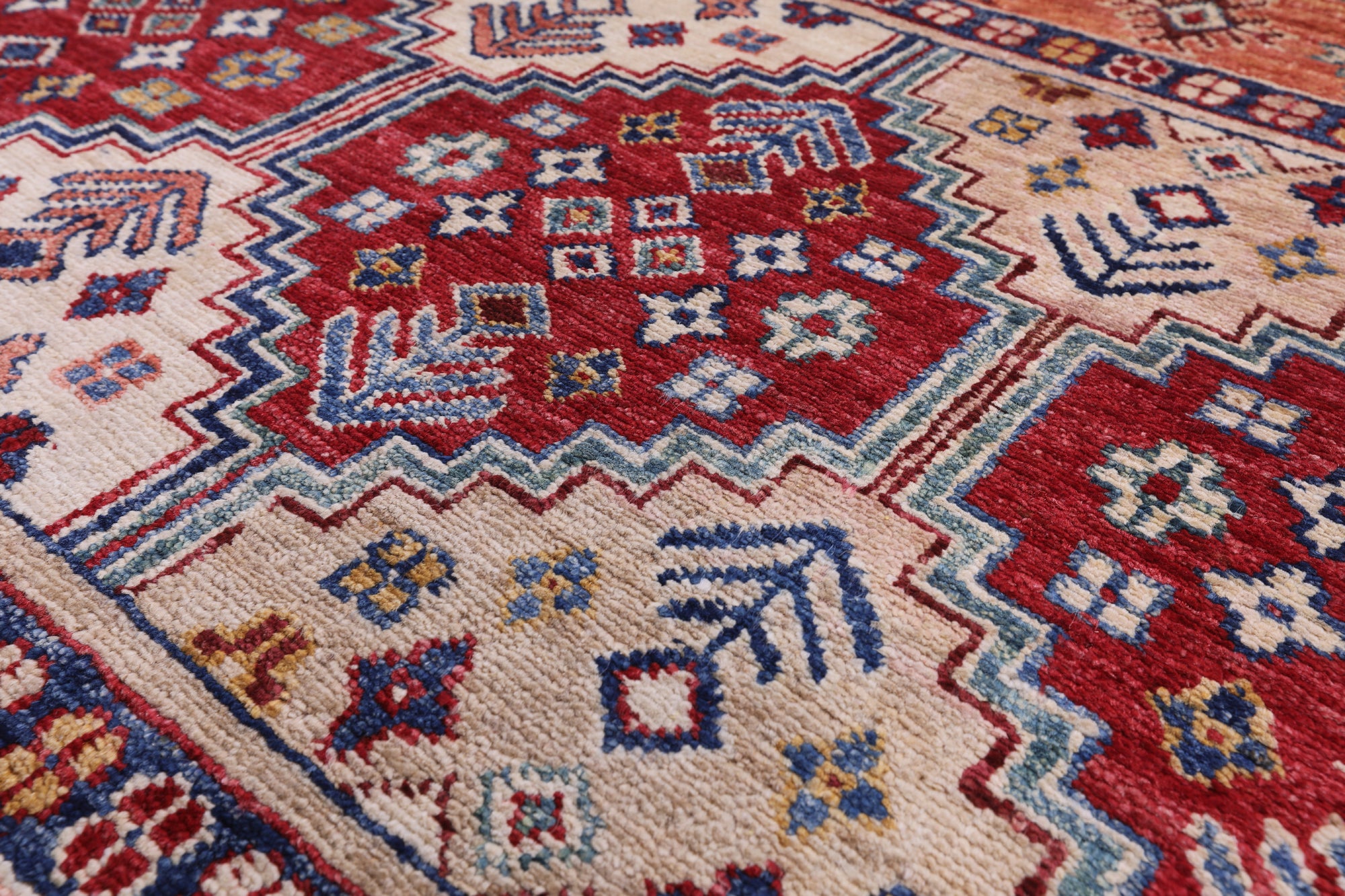 Tribal Khorjin Persian Gabbeh Handmade Area Rug - 6' 10" X 9' 9" - Golden Nile
