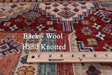Tribal Khorjin Persian Gabbeh Handmade Area Rug - 6' 10" X 9' 9" - Golden Nile