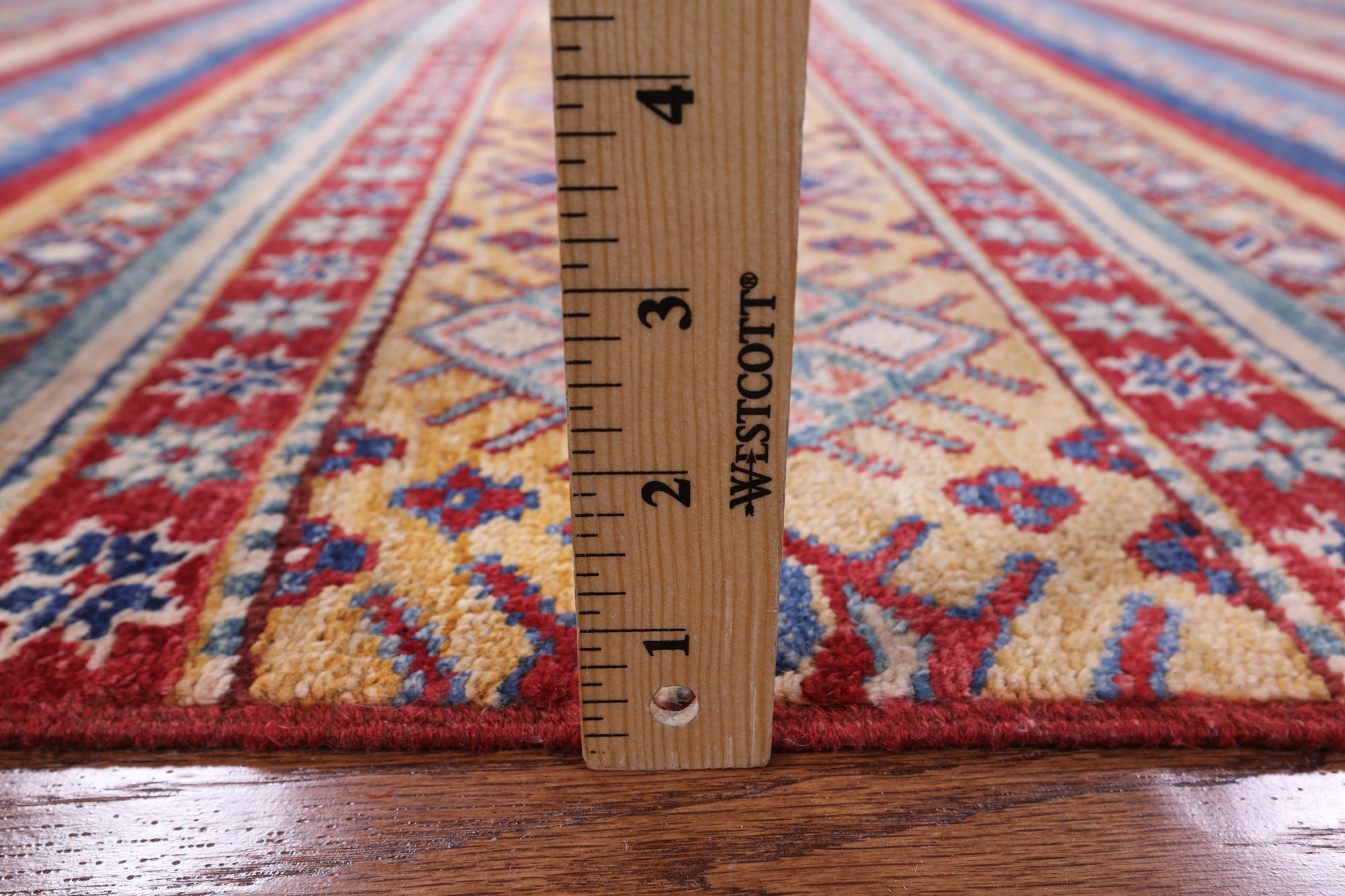 Tribal Khorjin Persian Gabbeh Handmade Area Rug - 6' 10" X 9' 9" - Golden Nile