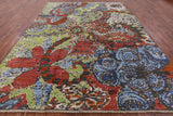 Floral Handmade Wool Area Rug - 8' 11" X 11' 10" - Golden Nile