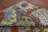 Floral Handmade Wool Area Rug - 8' 11" X 11' 10" - Golden Nile