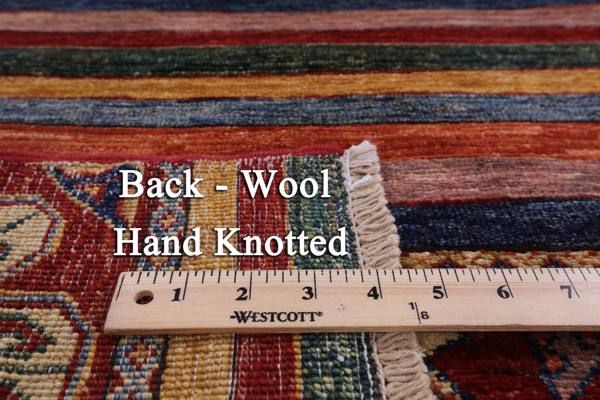 Tribal Khorjin Persian Gabbeh Handmade Area Rug - 4' 2" X 5' 11" - Golden Nile