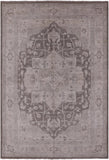 Persian White Wash Handmade Wool Area Rug - 6' 0" X 8' 9" - Golden Nile