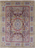 William Morris Hand Knotted Wool Rug - 9' 2" X 12' 3" - Golden Nile