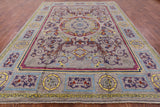 William Morris Hand Knotted Wool Rug - 9' 2" X 12' 3" - Golden Nile