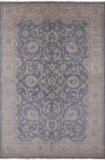 Persian White Wash Hand Knotted Rug - 6' 1" X 9' 2" - Golden Nile