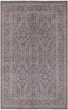 Grey Persian White Wash Wool Area Rug - 5' 10" X 9' 3" - Golden Nile