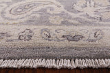 Grey Persian White Wash Wool Area Rug - 5' 10" X 9' 3" - Golden Nile