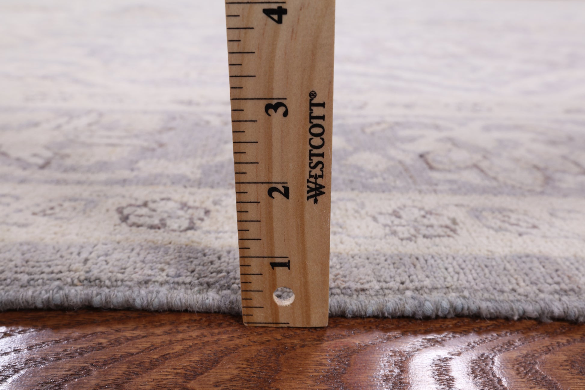 Grey Persian White Wash Wool Area Rug - 5' 10" X 9' 3" - Golden Nile