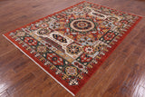 Fine Serapi Handmade Area Rug - 6' 1" X 8' 10" - Golden Nile