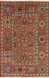 4 X 6 Persian Suzani Handmade Area Rug - Golden Nile