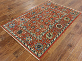 4 X 6 Persian Suzani Handmade Area Rug - Golden Nile