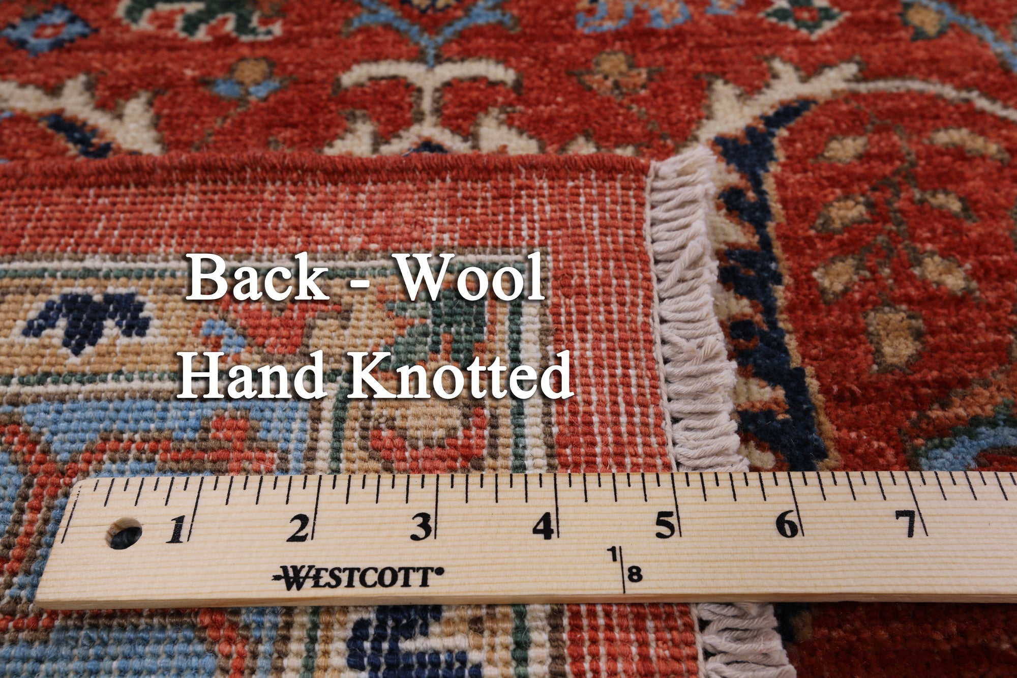 Red Super Fine Serapi Area Rug - 6' 0" X 9' 2" - Golden Nile