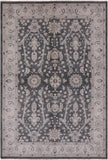 Grey Persian Washed Out Handmade Wool Area Rug - 6' 1" X 8' 11" - Golden Nile