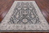 Grey Persian Washed Out Handmade Wool Area Rug - 6' 1" X 8' 11" - Golden Nile