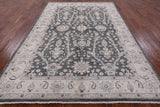 Grey Persian Washed Out Handmade Wool Area Rug - 6' 1" X 8' 11" - Golden Nile