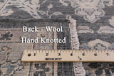 Grey Persian Washed Out Handmade Wool Area Rug - 6' 1" X 8' 11" - Golden Nile