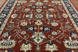 8 x 10 Fine Serapi Hand Knotted Area Rug - Golden Nile