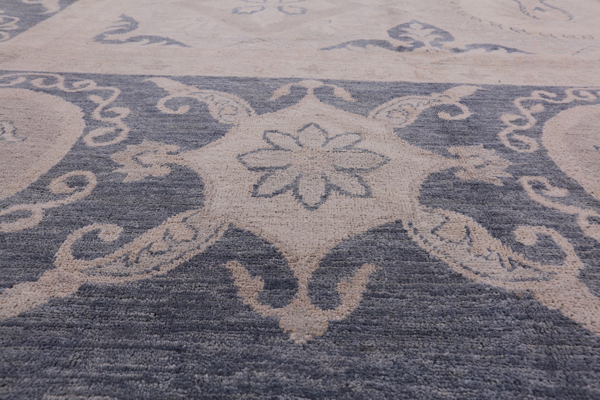 Persian White Wash Area Rug - 12' 4" X 16' 1" - Golden Nile
