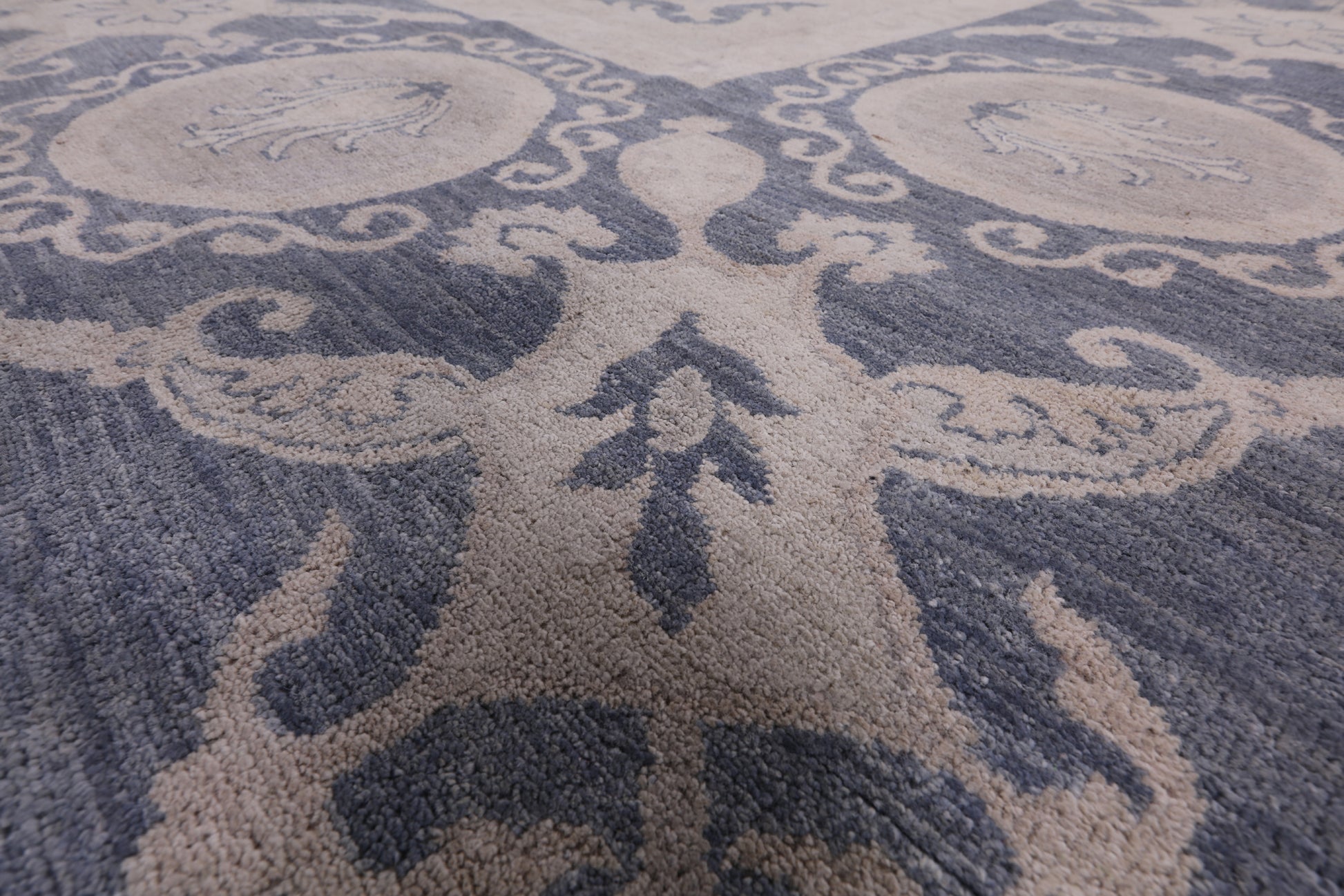 Persian White Wash Area Rug - 12' 4" X 16' 1" - Golden Nile