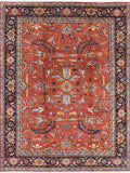 Hand Knotted Fine Serapi Area Rug - 9' X 11' 9" - Golden Nile