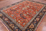 Hand Knotted Fine Serapi Area Rug - 9' X 11' 9" - Golden Nile