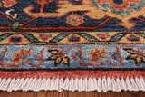 Hand Knotted Fine Serapi Area Rug - 9' X 11' 9" - Golden Nile