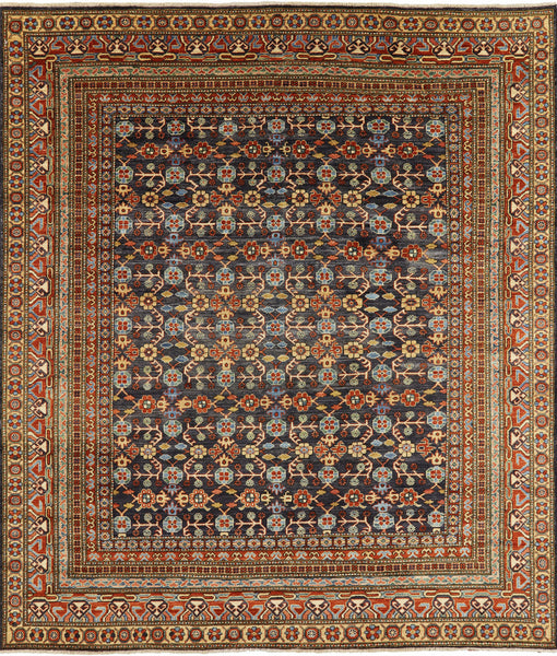 8 x 10 Handmade Oriental Fine Serapi Rug - Golden Nile