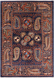 Fine Serapi Hand Knotted Rug - 6' 5" X 9' 1" - Golden Nile