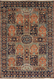 6 X 8 Hand Knotted Fine Serapi Area Rug - Golden Nile