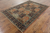 6 X 8 Hand Knotted Fine Serapi Area Rug - Golden Nile