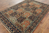 6 X 8 Hand Knotted Fine Serapi Area Rug - Golden Nile