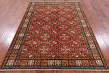 Fine Serapi Area Rug - 5' 1" X 6' 10" - Golden Nile