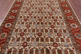 Ivory Fine Serapi Handmade Area Rug - 6' 2" X 9' 2" - Golden Nile