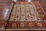Ivory Fine Serapi Handmade Area Rug - 6' 2" X 9' 2" - Golden Nile