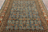 6 X 7 Fine Serapi Oriental Area Rug - Golden Nile