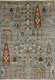 4 X 6 Fine Serapi Oriental Area Rug - Golden Nile