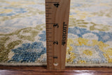 Ikat Hand Knotted Wool Area Rug - 7' 10" X 10' 1" - Golden Nile
