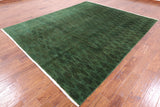 Overdyed Full Pile Wool Area Rug - 7' 10" X 9' 8" - Golden Nile